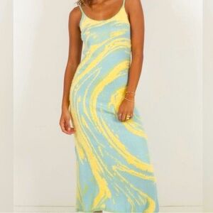 House of sunny “Hockney” midi dress